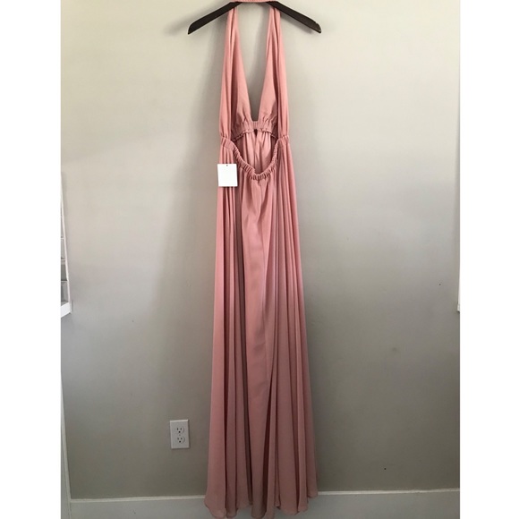 mother of the groom halter dresses Tea-Length Sleeveless Halter Mother of the Bride Dress with Bowknot main image 1